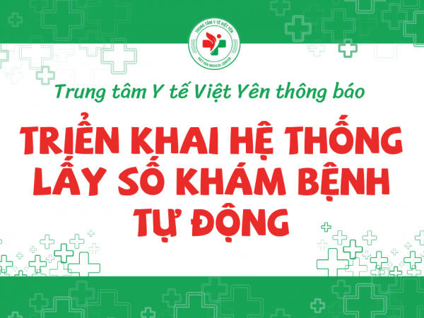 TTYT Việt Yên triển khai hệ thống lấy số khám bệnh tự động